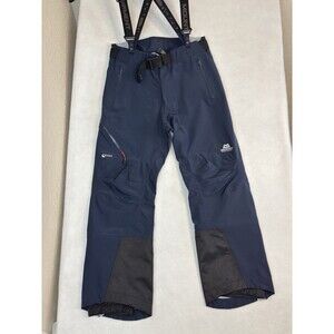 Mountain Equipment Drilite Mens Ski Pants Bibs Medium Dark Navy Waterproof Snow